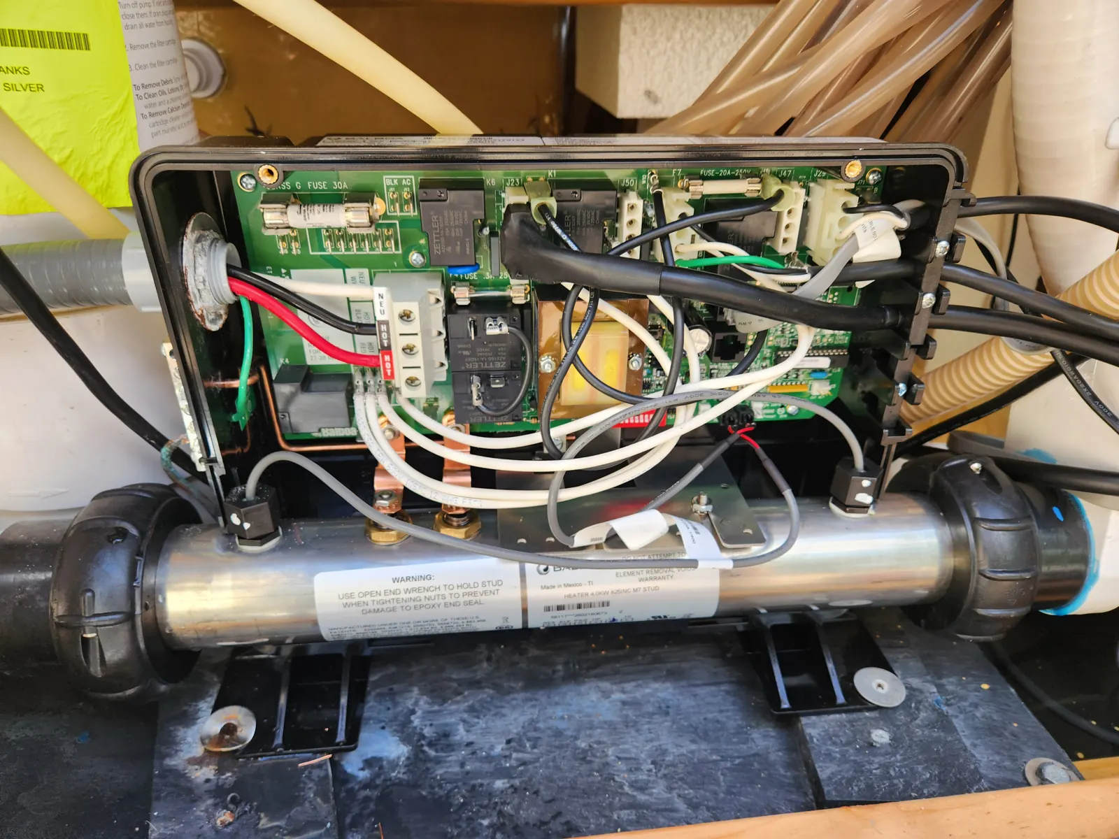 New hot tub control pack installed in Brooksville