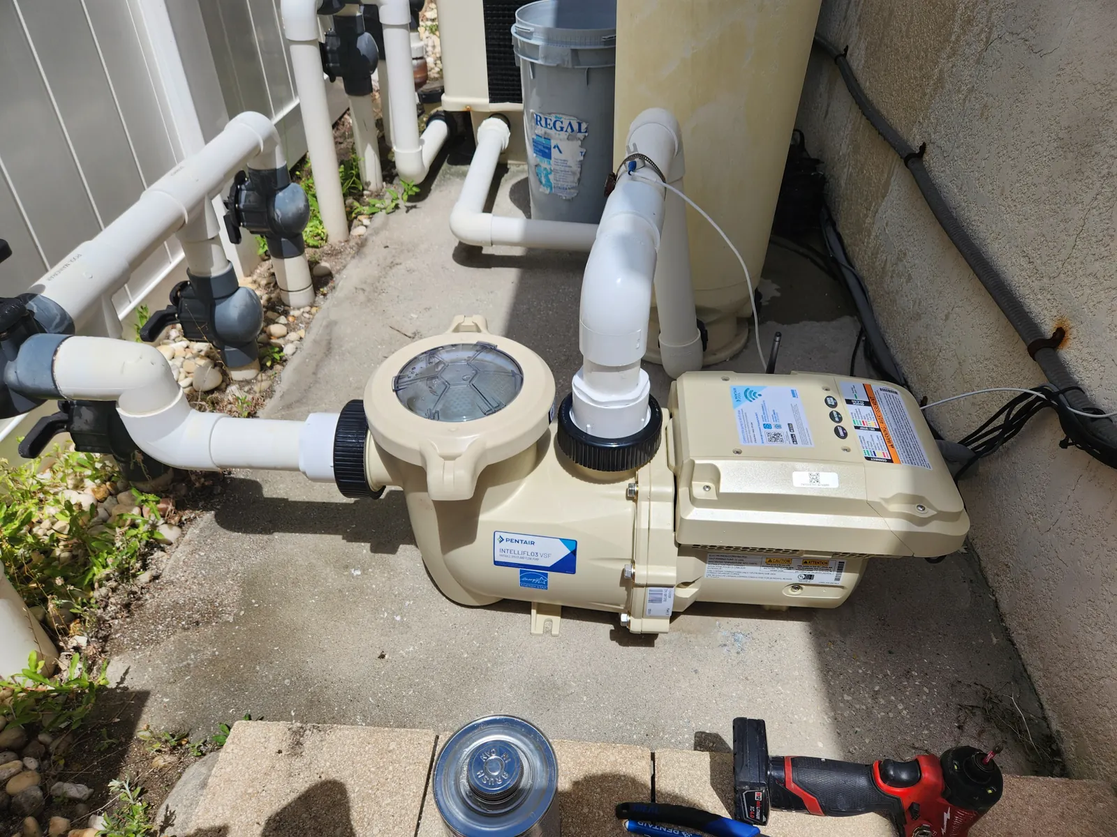 New Pentair IntelliFlo variable-speed pump installed in Brooksville