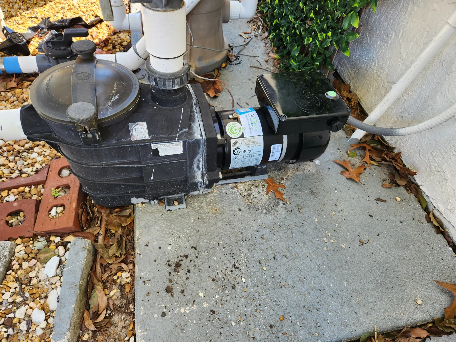New variable-speed pool pump installed in Spring Hill